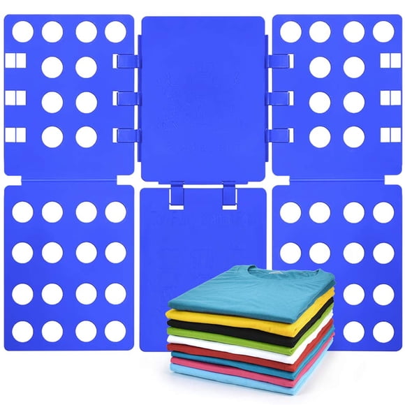 Tabla plegable para ropa Geniusidea para camisetas, color azul