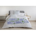 thumbnail image 3 of Simply Daisy 60" x 80" Flower Power Fleece Throw Blanket, Blue, 3 of 4