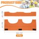 thumbnail image 2 of Banda de sudor para casco Uxcell, (Naranja, 6 Pcs), forro de casco de algodón lavable y reutilizable, adecuado para - Casco de seguridad/Casco de soldador, 2 of 6
