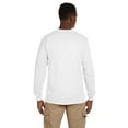 thumbnail image 2 of Gildan Ultra Cotton® 6 oz. Long-Sleeve Pocket Men T-Shirt White Medium, 2 of 3