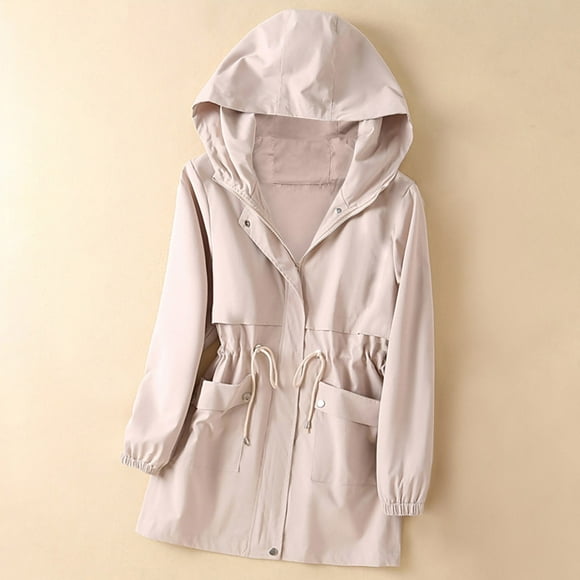 EQWLJWE Womens Winter Coats Parka Jacket Hooded Long Winter Warm Parka Coat with Pockets Windproof Outerwear Halloween Clearance Costumes