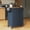 Blue, variant on HLR Small Kitchen Islands Table with Storage, Rolling Wood Microwave Cart on Wheels for Dining Room, White