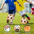 thumbnail image 3 of Uxcell Soccer Ball Kicking Net Solo Football Ball Kick Net Practice Training Aid Soccer Return for Ball Yellow, 3 of 6