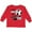 Red, variant on Inktastic Little Brother and Biggest Fan Soccer Player Boys Long Sleeve Toddler T-Shirt