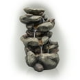 thumbnail image 4 of Alpine Corporation 14-Inch Indoor & Outdoor Rainforest Rock Fountain with LED Light, 4 of 12