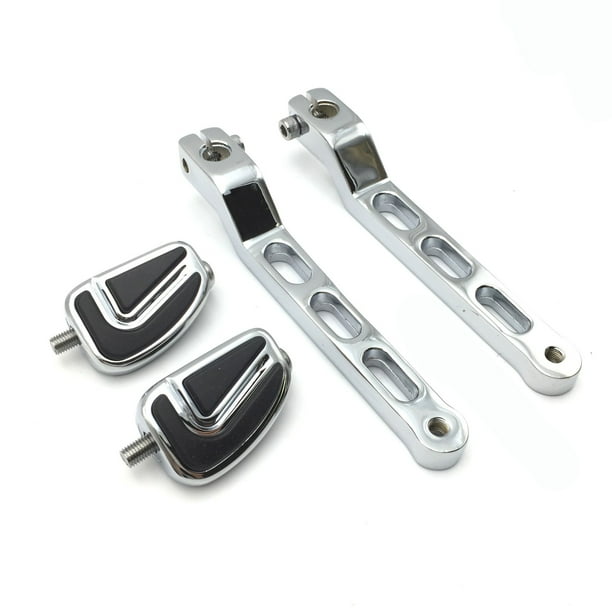 HTT Motorcycle Chrome Aluminum Heel/Toe Shift Levers with Airflow