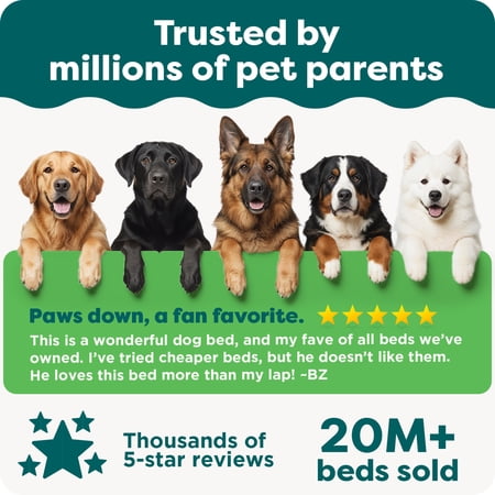 FURHAVEN PET PRODUCTS MEDIUM NEST-TOP PERFECT COMFORT SOFA ORTHOPEDIC PED BED, 30″X20″, GREEN