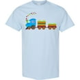thumbnail image 3 of Inktastic Colorful Toy Train T-Shirt, 3 of 5