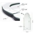 thumbnail image 5 of Empire Art Direct Arch Elegant Beveled Wall Mirror for Bathroom, Vanity, and Bedroom - Clear - 20 x 44, 5 of 9
