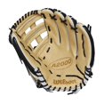 thumbnail image 3 of Wilson 2024 A2000 1750 Gant de Baseball Extérieur - Lancer Main Gauche, Noir/blonde/rouge, 3 of 5