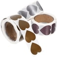 thumbnail image 3 of 900pcs Heart Shaped Scratch Off Stickers Labels Sticker for Party Banquet (Random Color), 3 of 6