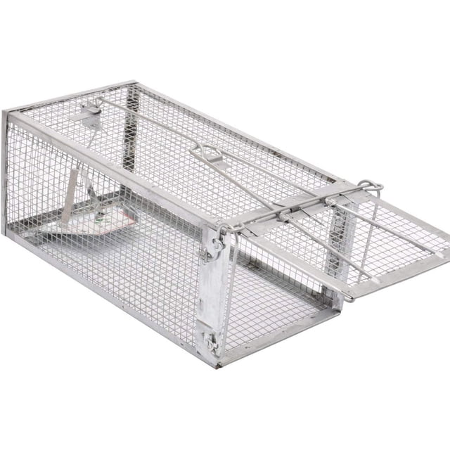 Trampa humana para ratas, trampa para roedores de ardillas listadas que funciona para animales pequeños en interiores y exteriores, ratones, ratones, hámsteres, jaula viva, captura y liberación