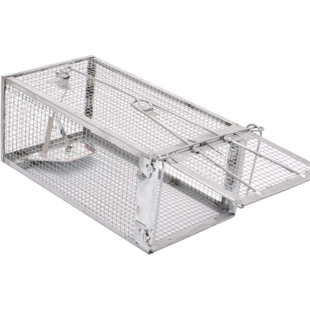 Kensizer Animal Humane Live Cage Trap that Work for Rat Mouse Chipmunk Mice Voles Hamsters and Other Small Rodents, Trampa para Ratones, Catch and Release 1Pack Medium 12" L x 6.5" W x 5" H