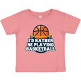 thumbnail image 3 of Inktastic I'd Rather Be Playing Basketball Boys or Girls Baby T-Shirt, 3 of 5