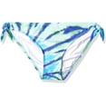 thumbnail image 2 of Tommy Hilfiger GREEN TIE DYE Standard Detailed Bikini Swim Bottom, US X-Small, 2 of 3