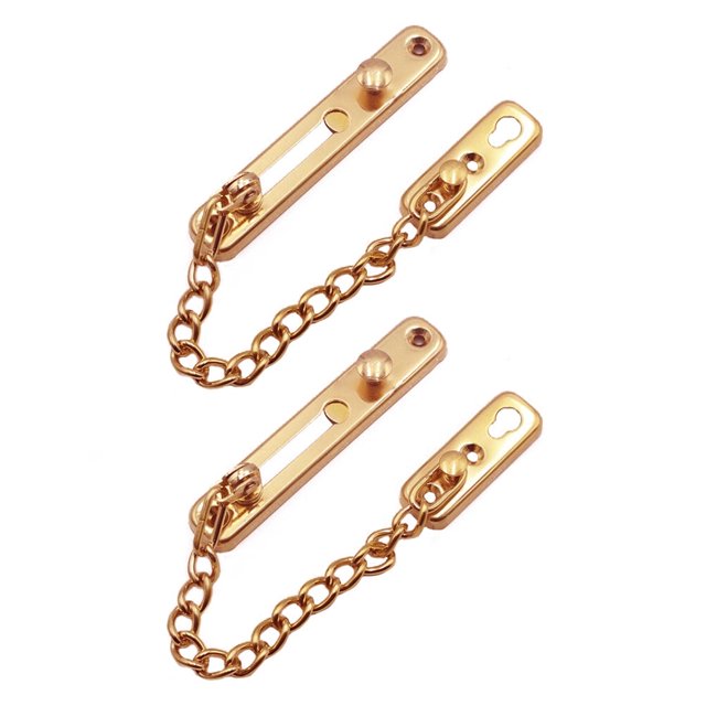 2 cerraduras de cadena para puerta, útiles, antirrobo, para hotel