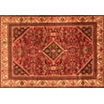 thumbnail image 1 of Ahgly Company Indoor Rectangle Persian Orange Traditional Area Rugs, 7' x 9', 1 of 1