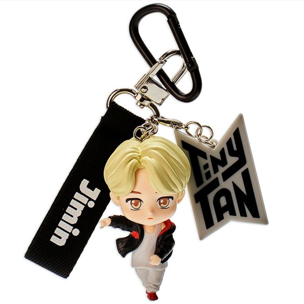 tinytan figure keyring with t money