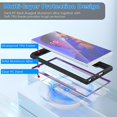thumbnail image 3 of Compatible with Galaxy S23 Ultra Case, Heavy Duty Shockproof Military Drop Protection Slim Cases Phone Covers Clear for Samsung Galaxy S23 Ultra 5G 6.8 inches - Purple, 3 of 12