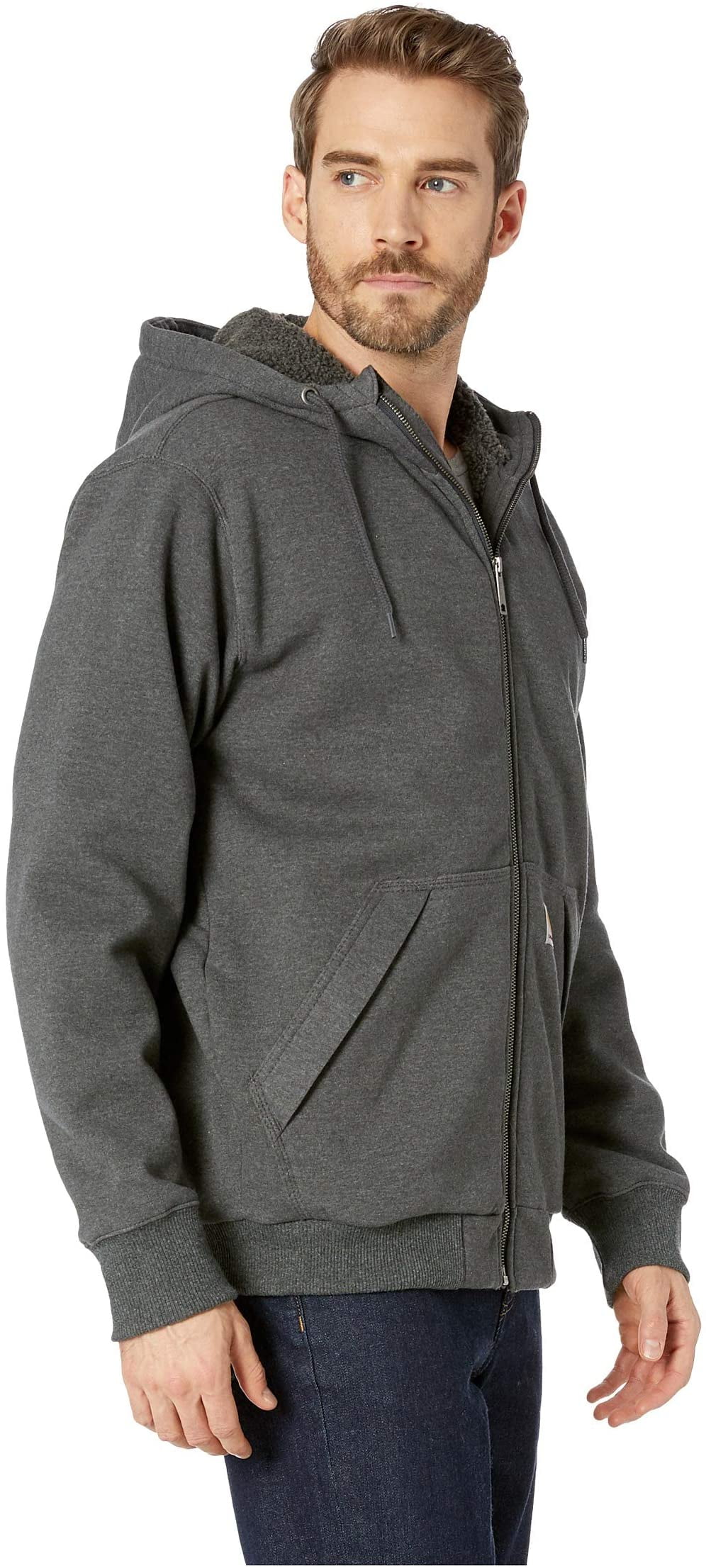 carhartt rain defender sherpa lined hoodie