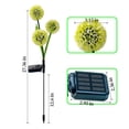 thumbnail image 3 of Gecau 2PC Solar Powered Dand-elion Solar LED Lights Affordable&High-Quality ration Illuminations Green Home Stuff, 3 of 5