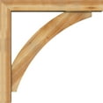 thumbnail image 3 of Ekena Millwork 6"W x 38"D x 38"H Thorton Block Rough Sawn Bracket w/ Offset Brace, Western Red Cedar, 3 of 25