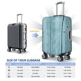 thumbnail image 4 of Vsdgher Turquoise Wooden1 Luggage Cover Suitcase Cover Protector Anti-scratch Suitcase cover Fits 18-32 Inch Luggage(No luggage included)-Small, 4 of 7