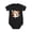 Black, variant on Retro Pixel Sword Heart Gamepad_2 Baby Bodysuit, 100% Cotton Short Sleeve Snap Romper, 0-12 Months