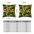 thumbnail image 2 of Pofeuu Sunflower 1 Print Double-sided plush pillowcase Square Throw Pillow Covers Pillows Cover for Living Room Bedroom Sofa Couch Cushion Cover（No pillow core）-20"x20", 2 of 7