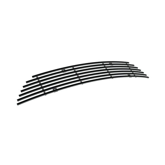 APS Premium Stainless Steel Black 8x6 Horizontal Billet Grille Grill Insert Compatible with Hyundai Tiburon 2005 2006 Lower Bumper N19-J85756Y