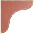 thumbnail image 2 of 1 3/4"W x 10 1/2"D x 10 1/2"H Eaton Wood Vintage Decor Bracket, Salvage Red, 2 of 5