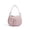 pink, variant on Genuine Cowhide Women Saddle Bag, Adjustable Crossbody Shoulder Bag, Pebbled Leather