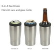 thumbnail image 3 of Ozark Trail 12 oz 3-in-1 Can Thermocooler with Lid, Silver, 3 of 15