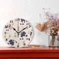 thumbnail image 2 of Baby Cows Flowers Black 10 inch Wall Clocks Non Ticking Easy to Read Battery Decorative for Home Bathroom Kitchen Bedroom Living Room, 2 of 8