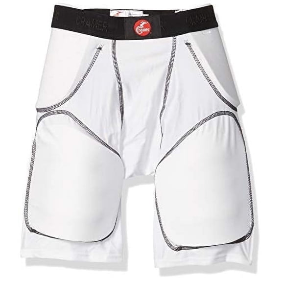 Cramer 5-Pad Football Girdle, White, Large, 1 Pack