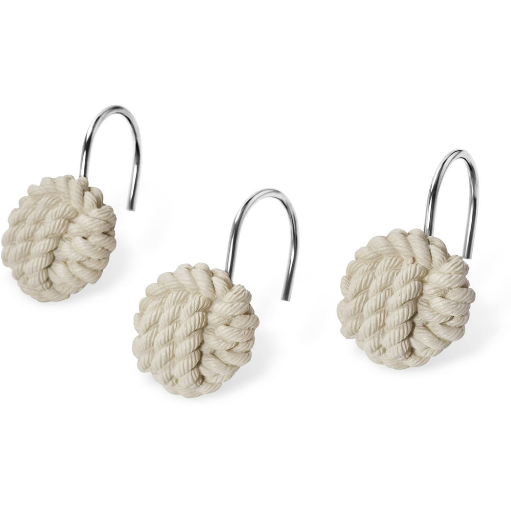 Better Homes & Gardens Nautical Shower Hooks, 12 Piece