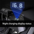 thumbnail image 5 of Cargador de coche retráctil, cargador rápido de teléfono para coche 4 en 1 de 120W, 2 cables retráctiles y cargador de coche USB, Compatible con iOS, Galaxy, 5 of 5