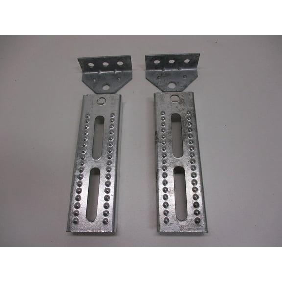 (2) Boat Pontoon Trailer 8" Bolster Bunk Board Adjustable Swivel Bracket Kits