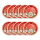 thumbnail image 2 of Juego de platos y vasos desechables para fiesta navideña | Platos y cubiertos de papel con diseño de Papá Noel | Vajilla navideña para reuniones familiares y fiestas de oficina, 2 of 7