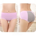thumbnail image 5 of OIUUAK Washable Absorbency Incontinence Regular Underwear for Women, Reusable Leak Proof Protection Panties for Bladder Leakage, Pink, 5 of 8