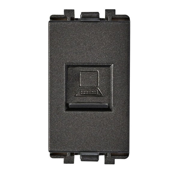Toma Ethernet Estévez Omega Rj45 Grafito 1 Modulo