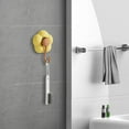 thumbnail image 4 of Sunflower Suction Cup Hooks | Heavy Duty 22lb Capacity | No Drill Wall Hooks for Kitchen & Bathroom | Reusable Vacuum Suction for Glass & Tile | 1-Pack, 4 of 6