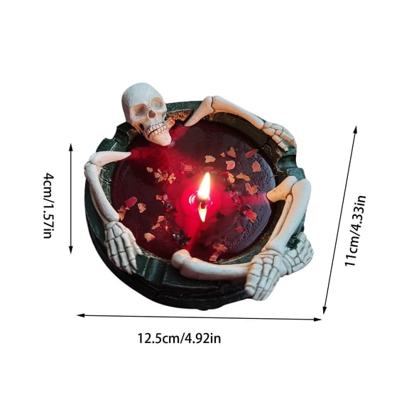 Halloween Decorations Halloween Skeleton Candle Skull Candles Halloween Grange Decor Gothic Vintage Home Decorations Halloween Birthday Gifts For Women Men Chum