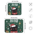 thumbnail image 4 of Yayeee Dish Drying Mat for Kitchen Counter 16"x18" Microfiber Absorbent Pad, Christmas Cat, 4 of 7