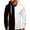 White, variant on ZCFZJW Mens Color Block Print Hoodie Tops Long Sleeve Zip Up Drawstring Hooded Sweatshirts Lightweight Cozy Pullover Coat with Pockets White XL