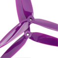 thumbnail image 2 of Lot de 4 hélices à trois pales en polycarbonate 7040 FPV pour drone FPV RC de 7 et 8 pouces, violet, 2 of 4