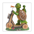 thumbnail image 1 of Turtle Outdoor Solar Light Cute Turtle Small Butterfly Garden Decoration Statue Outdoor Turtle Statue Night Light, 1 of 1