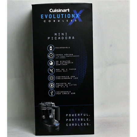 Cuisinart - EvolutionX Cordless Mini Chopper - Gray & Black