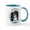 White/Blue Inside, variant on CafePress - Tricolor CKCS IAAM Mug - 11 oz Ceramic Mug - Novelty Coffee Tea Cup