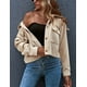 thumbnail image 4 of Chaqueta corta de pana Gihuo Fashion para mujer, 4 of 6